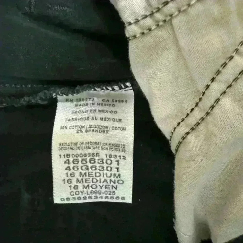 Lee comfort waistband pants, black - size 16 medium - Picture 3 of 6